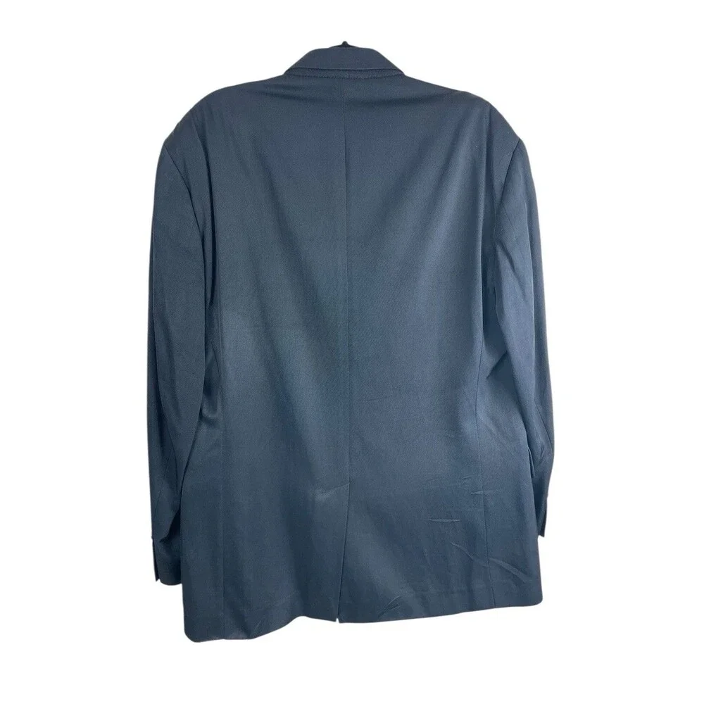 J Crew Vintage Men’s‎ Black Blazer 3 Button Sports Jacket Italy Made Size 44 R